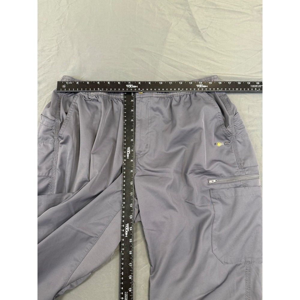 Carhartt Liberty Force Men's Gray Cargo Scrub Pants Elastic Waist CAS108 Size L - Picture 7 of 12